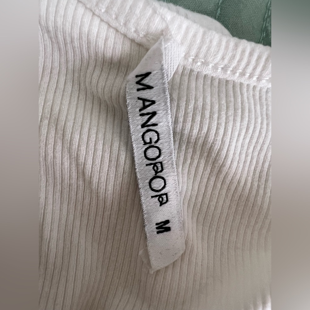 Mangopop Racerback Ribbed Bodysuit - Picture 5 of 6